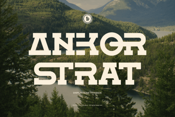 Angkor Strat: A Bold Slab Serif Font for Business Branding