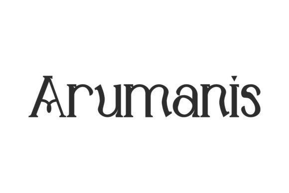 Arumanis Font: A Distinctive Serif for Makers