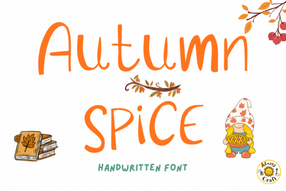 Autumn Spice Font: A Playful Script for Editorial Design