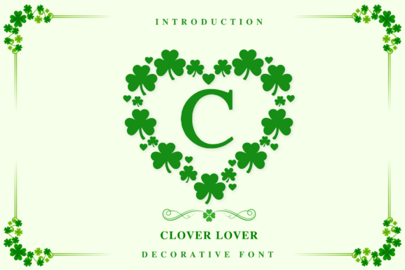 Clover Lover: A Decorative Font for Editorial Charm