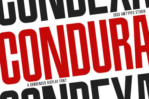 Condura: The Bold Condensed Typeface for High-Impact Campaigns
