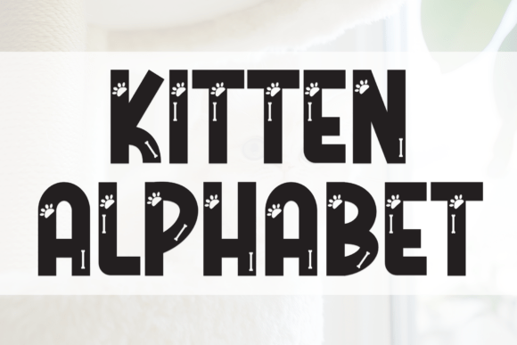 Designing Bold Headers with Kitten Alphabet Typeface