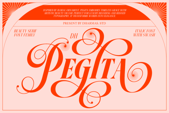 Elevate Brand Visuals with Dh Pegita Serif Typeface