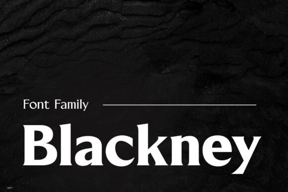 Elevate Editorial Design with the Blackney Serif Typeface