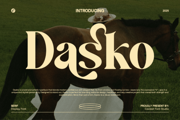 Elevate Your Brand Identity with Dasko Serif Font