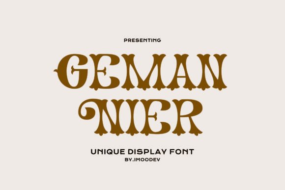 Elevate Your Brand with Geman Nier Typeface