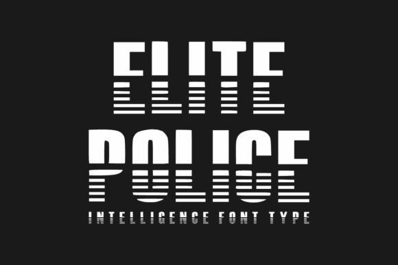 Elite Police: A Bold Typeface for Modern Web Headers