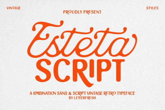 Esteta Script Duo: A Vibrant Typeface for Web Design