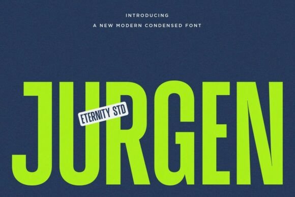 Et Jurgen: The Condensed Typeface for Modern Branding