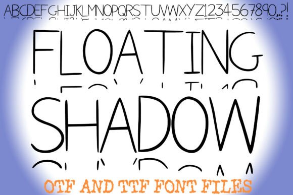 Floating Shadow: A Playful Display Font for Modern Web Design