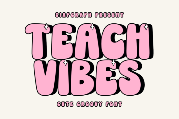 Launch Campaigns with Teach Vibes Display Font