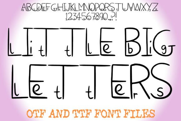 Little Big Letters: A Unique Decorative Font for Bold Designs