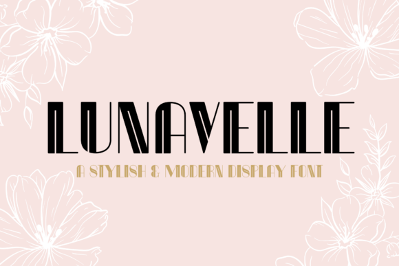 Lunavelle: The Art Deco Display Font for Modern Web Headers