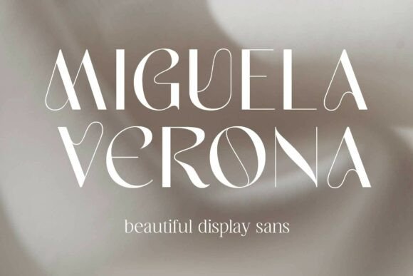 Miguela Verona Font: Elegant Typography for Small Business Brands