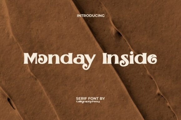 Monday Inside: A Whimsical Serif Font for Makers