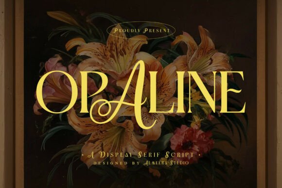 Opaline: A Display Serif Script for Elegant Web Design