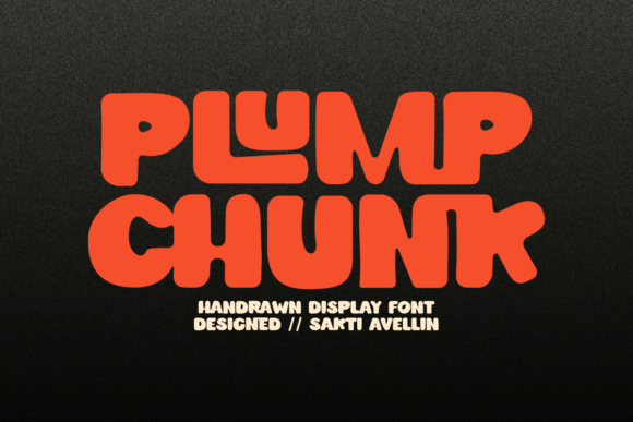 Plump Chunk: A Bold Display Font for Small Business Branding