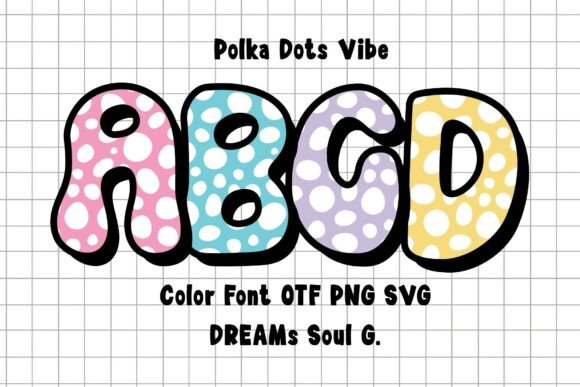 Polkadotsvibeviolet: A Cheerful Typeface for Editorial Joy
