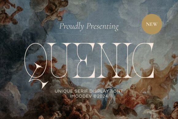 Quenic: A Refined Serif Typeface for Elegant Branding