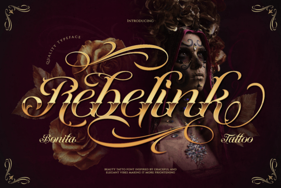Rebelink Font: Bold Blackletter for Campaign Headlines
