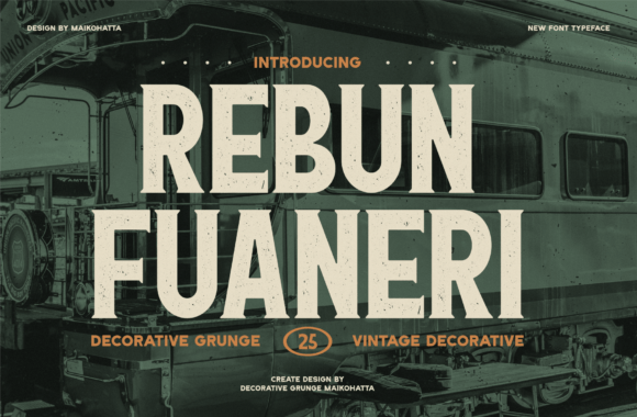 Rebun Fuaneri: A Bold Serif Font for Modern Web Design