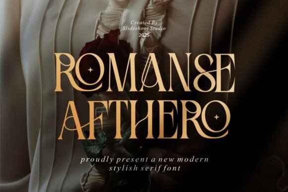 Romanse Afthero: A Modern Serif Font for Trendy Campaigns