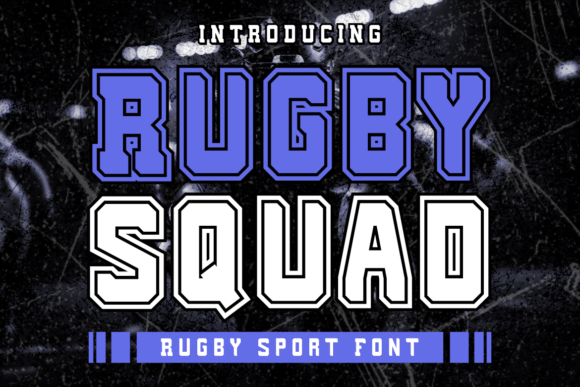 Rugby Squad Font Review: Bold Slab Serif for Sports Campaigns