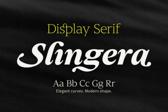 Slingera: A Refined Serif Font for Elegant Branding