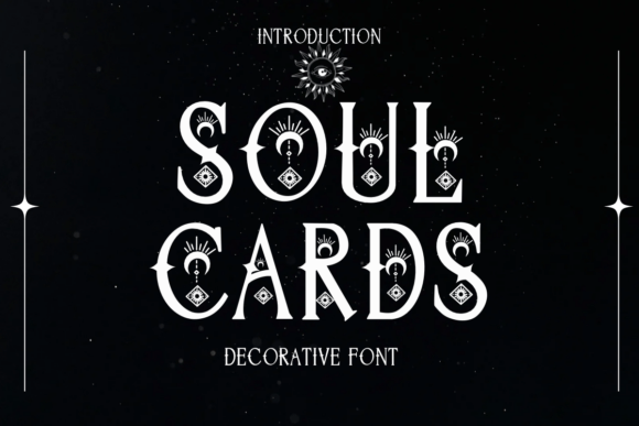 Soul Cards: A Mystical Decorative Font for Bold Branding