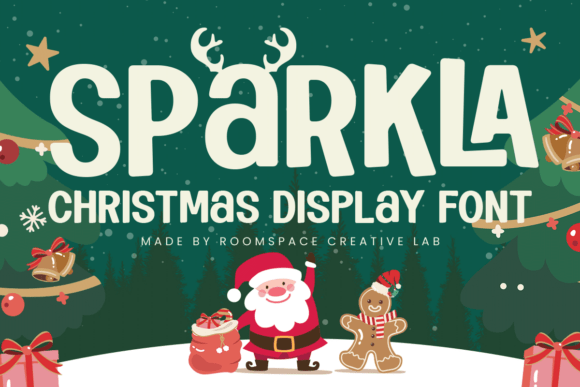 Sparkla: The Festive Typeface for Holiday Branding