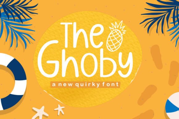 The Ghoby Typeface: A Playful Hand-Drawed Display for Editors