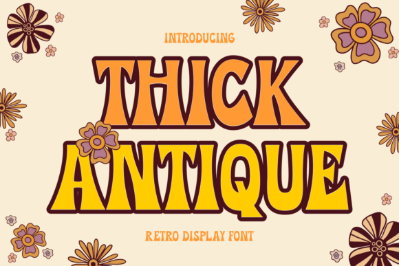 Thick Antique Font: A Retro Powerhouse for Campaigns