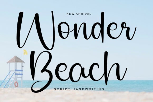 Wonder Beach: A Playful Script Font for Editorial Design